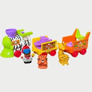 Fisher Price Little People Musical Circus Zoo 3pc Train